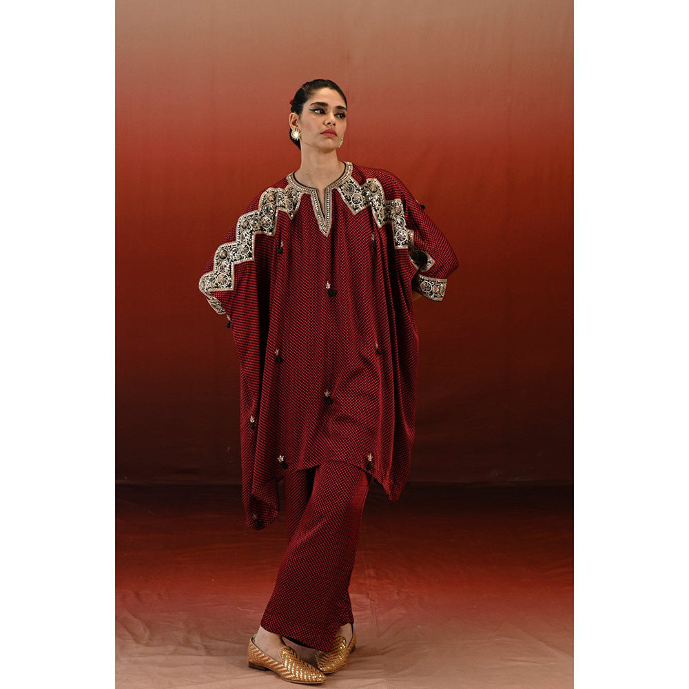 Swati Vijaivargie Printed Taal Kaftan Kurta & Pant (Set of 2)