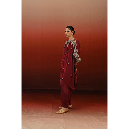 Swati Vijaivargie Printed Taal Kaftan Kurta & Pant (Set of 2)