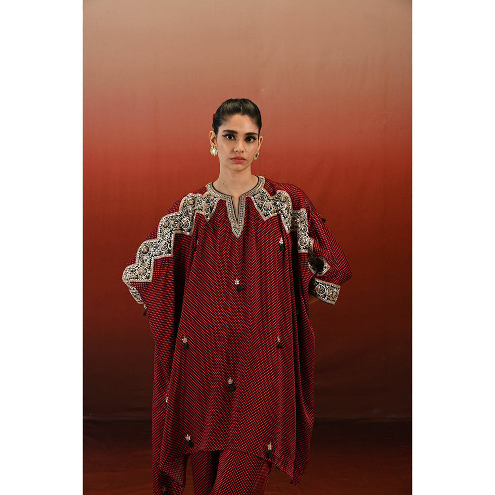 Swati Vijaivargie Printed Taal Kaftan Kurta & Pant (Set of 2)