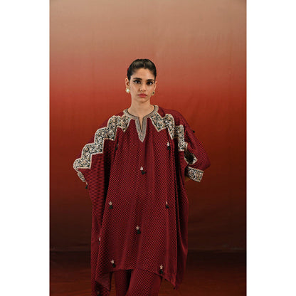 Swati Vijaivargie Printed Taal Kaftan Kurta & Pant (Set of 2)