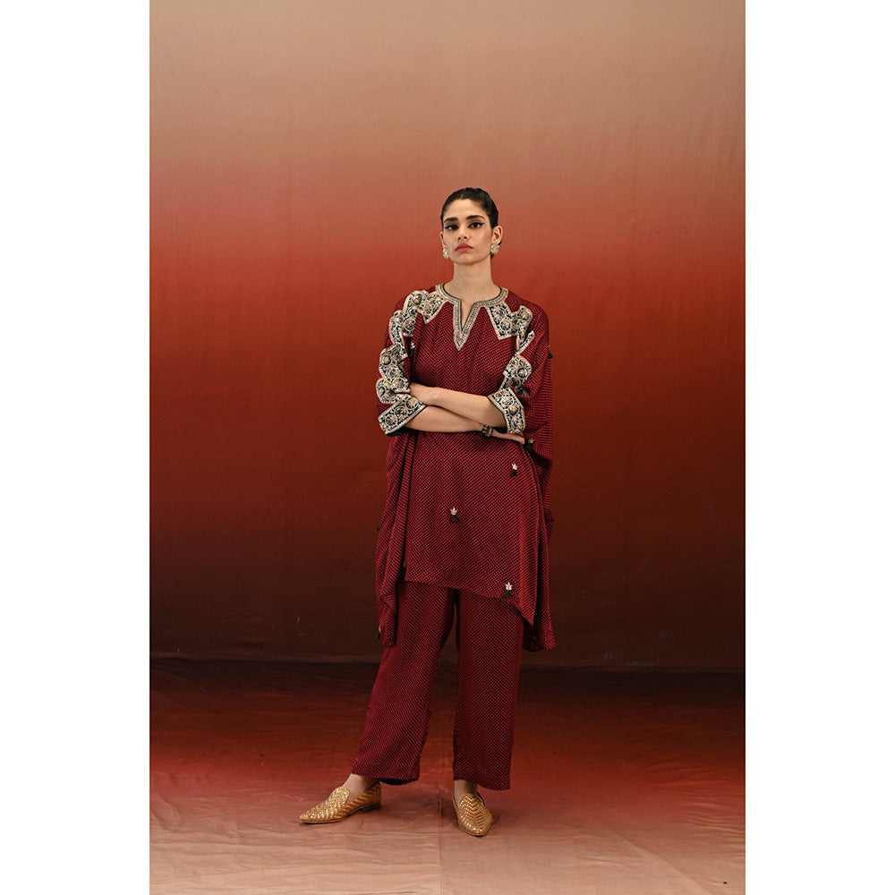 Swati Vijaivargie Printed Taal Kaftan Kurta & Pant (Set of 2)