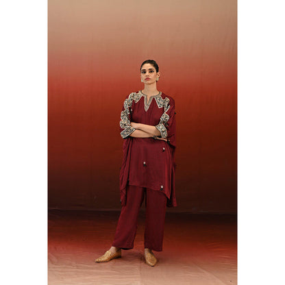 Swati Vijaivargie Printed Taal Kaftan Kurta & Pant (Set of 2)