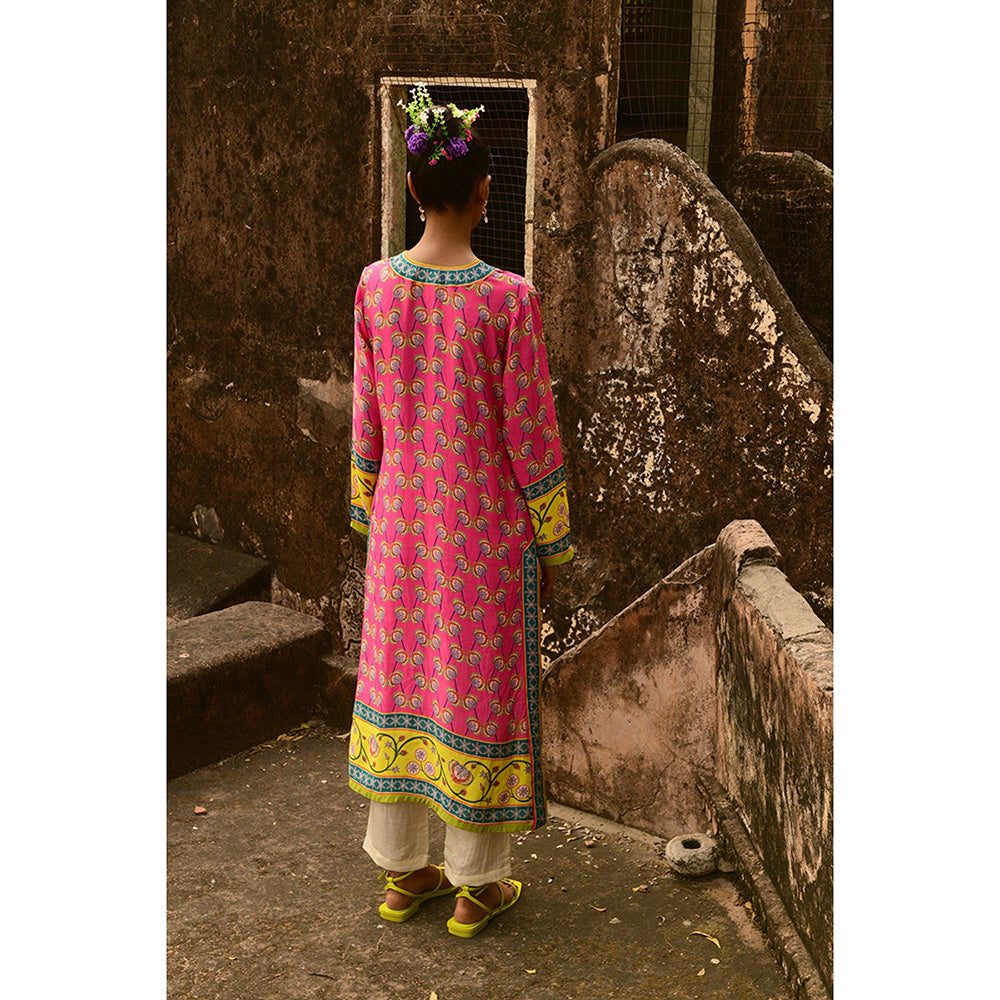 Swati Vijaivargie Palak Kurta & Pant (Set of 2)