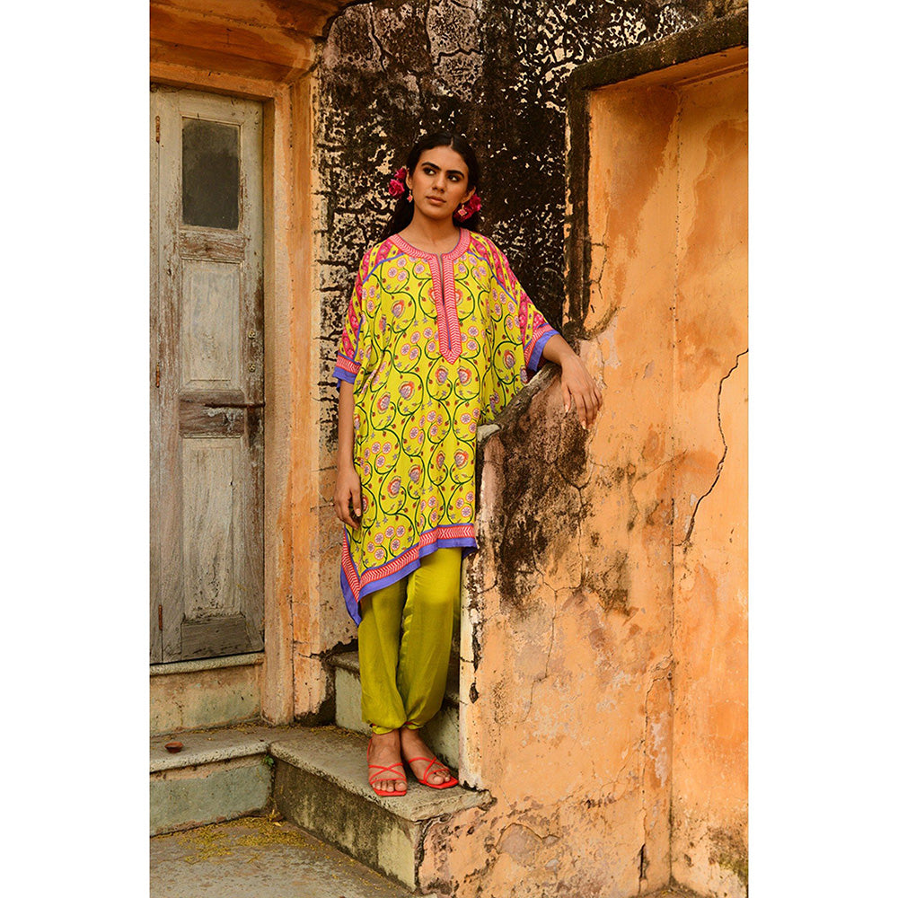 Swati Vijaivargie Ragini Kaftan & Pant (Set of 2)