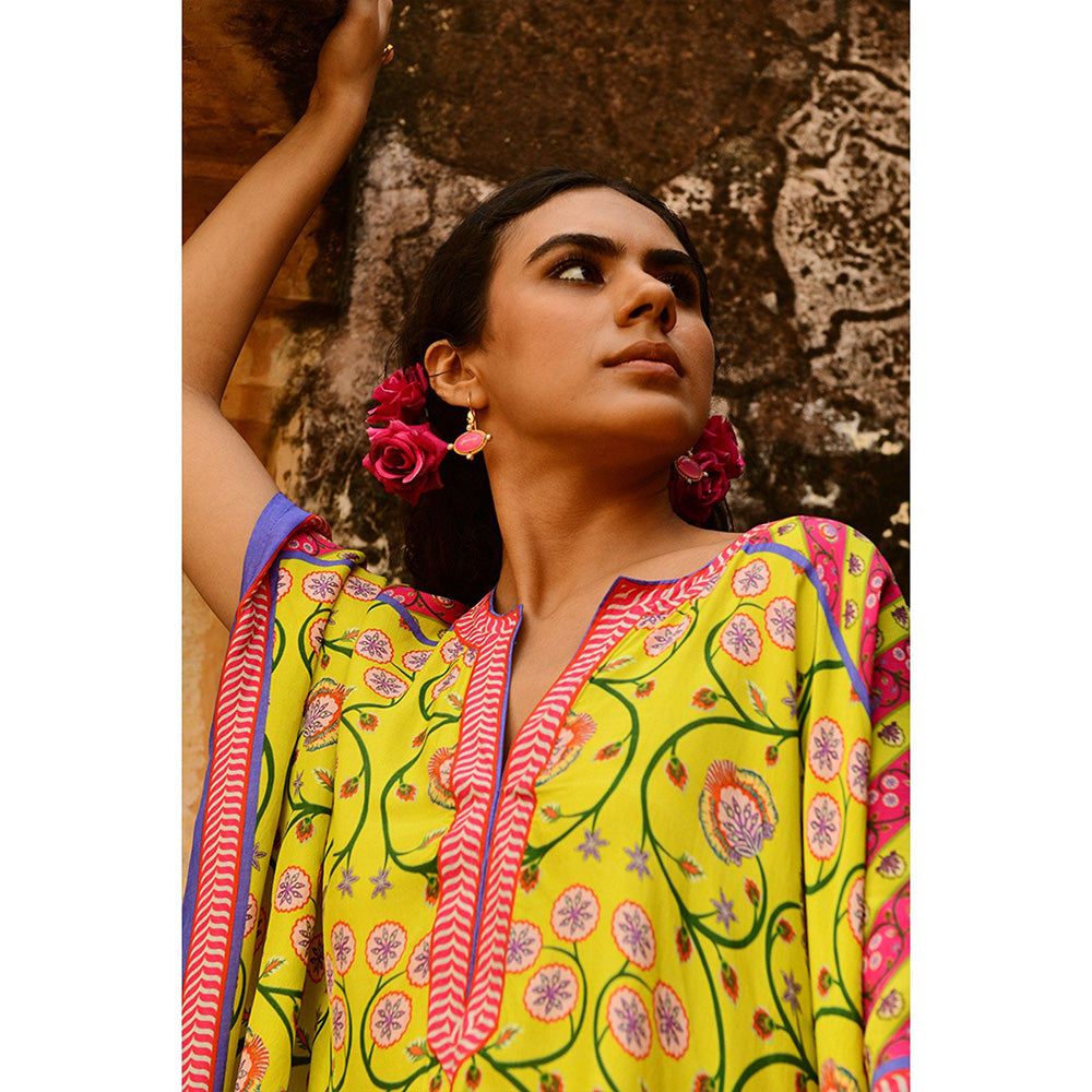 Swati Vijaivargie Ragini Kaftan & Pant (Set of 2)