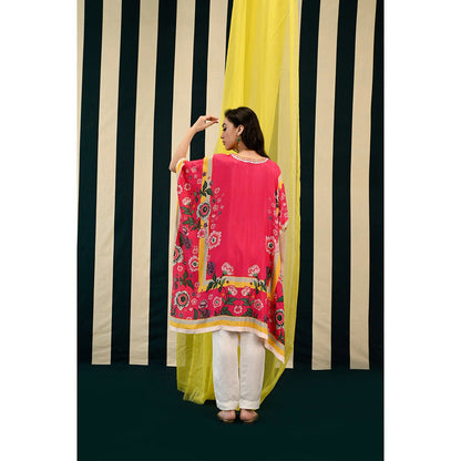 Swati Vijaivargie Gulmohar Rasika Kaftan & Pant (Set of 2)