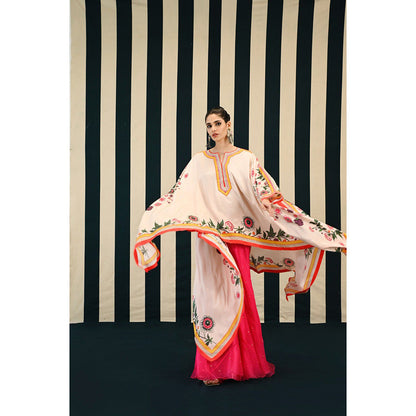 Swati Vijaivargie Gulmohar Rani Tunic with Palazzo (Set of 2)