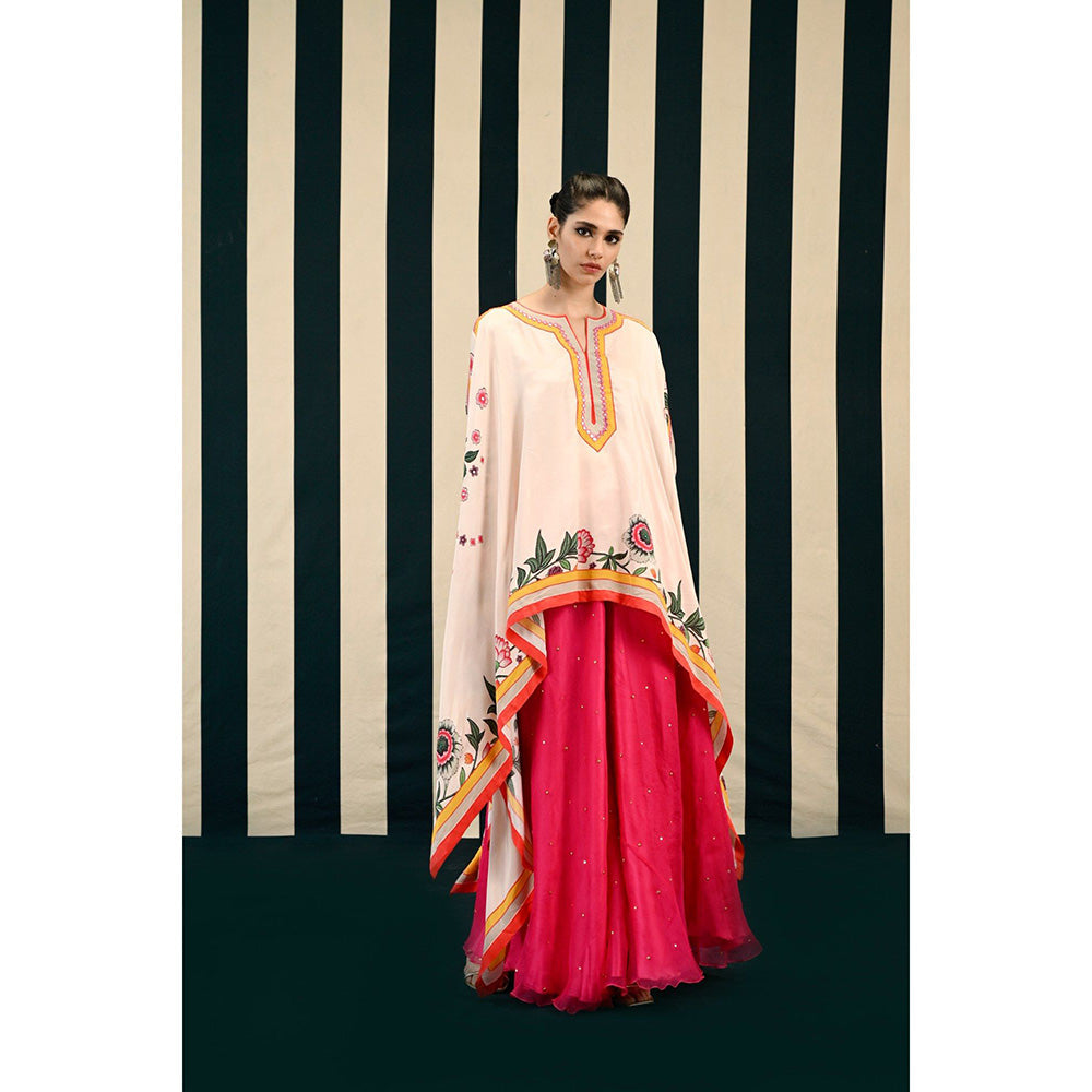 Swati Vijaivargie Gulmohar Rani Tunic with Palazzo (Set of 2)