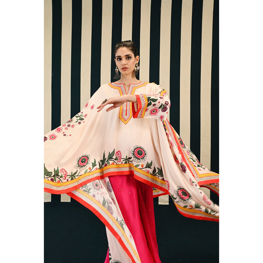 Swati Vijaivargie Gulmohar Rani Tunic with Palazzo (Set of 2)