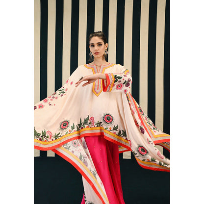 Swati Vijaivargie Gulmohar Rani Tunic with Palazzo (Set of 2)