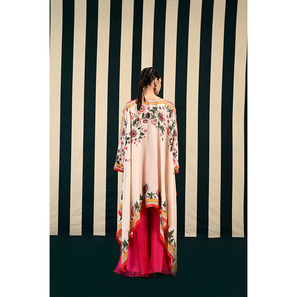 Swati Vijaivargie Gulmohar Rani Tunic with Palazzo (Set of 2)