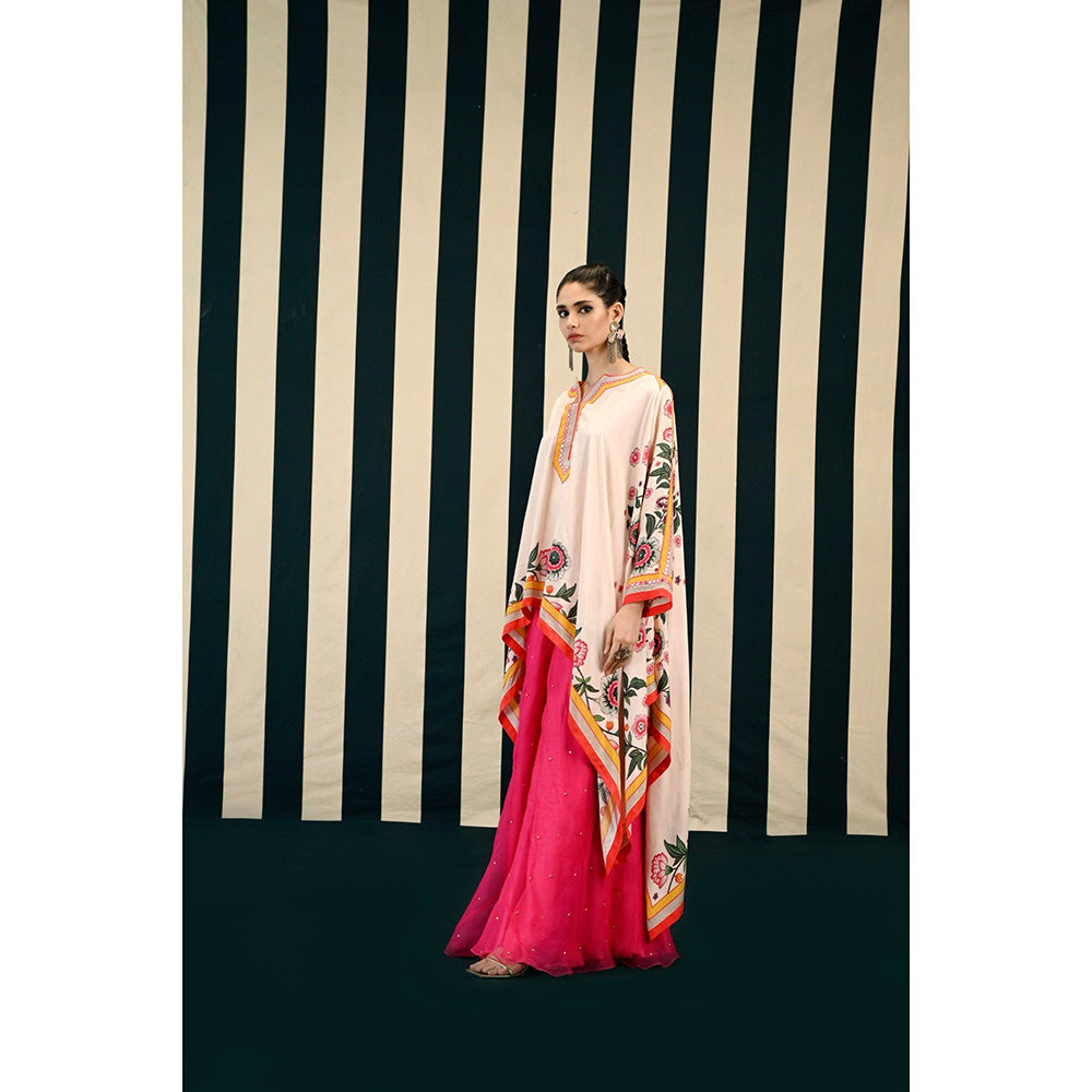 Swati Vijaivargie Gulmohar Rani Tunic with Palazzo (Set of 2)