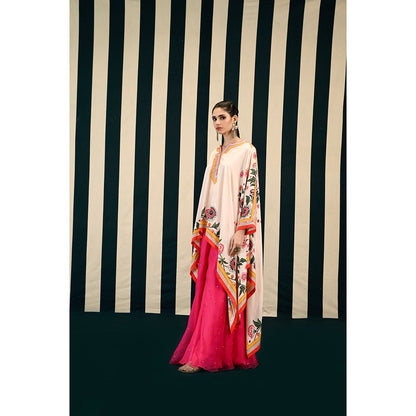 Swati Vijaivargie Gulmohar Rani Tunic with Palazzo (Set of 2)