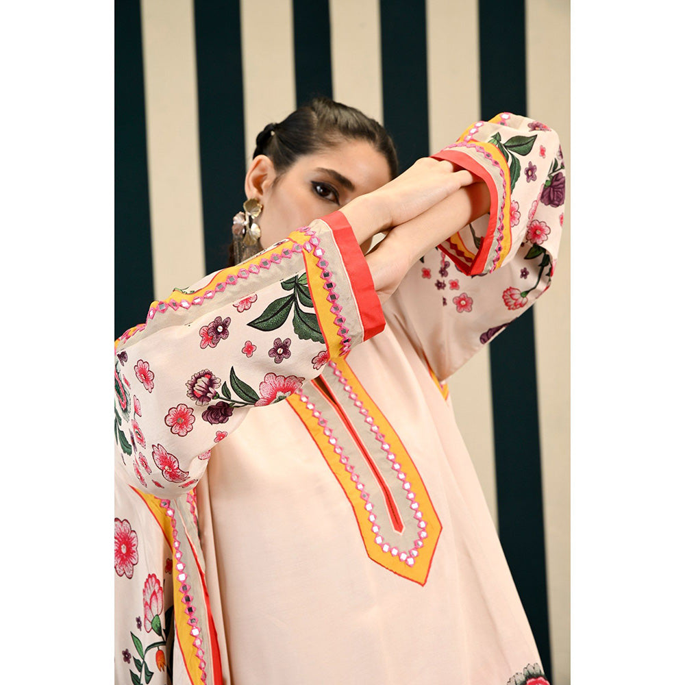 Swati Vijaivargie Gulmohar Rani Tunic with Palazzo (Set of 2)