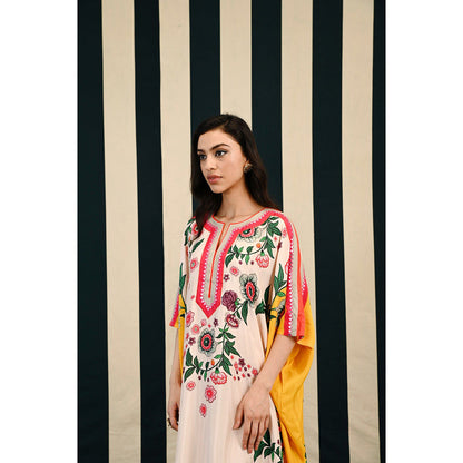 Swati Vijaivargie Gulmohar Kavya Kaftan Dress
