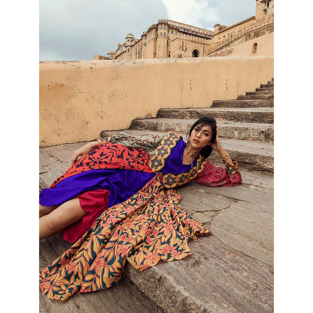 Swati Vijaivargie Samode Jacket & Mandawa Dress (Set of 2)