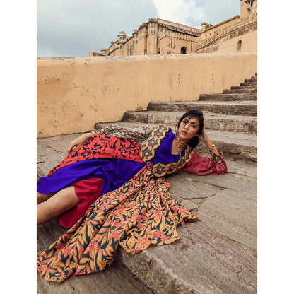 Swati Vijaivargie Samode Jacket & Mandawa Dress (Set of 2)