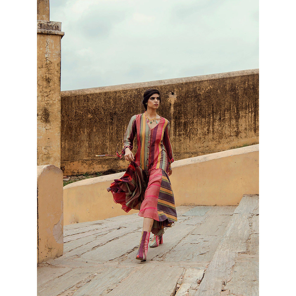 Swati Vijaivargie Kishangarh Frill Dress