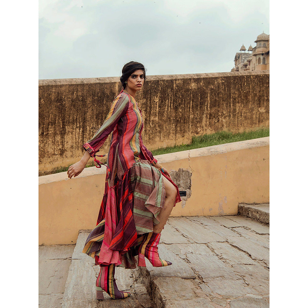 Swati Vijaivargie Kishangarh Frill Dress