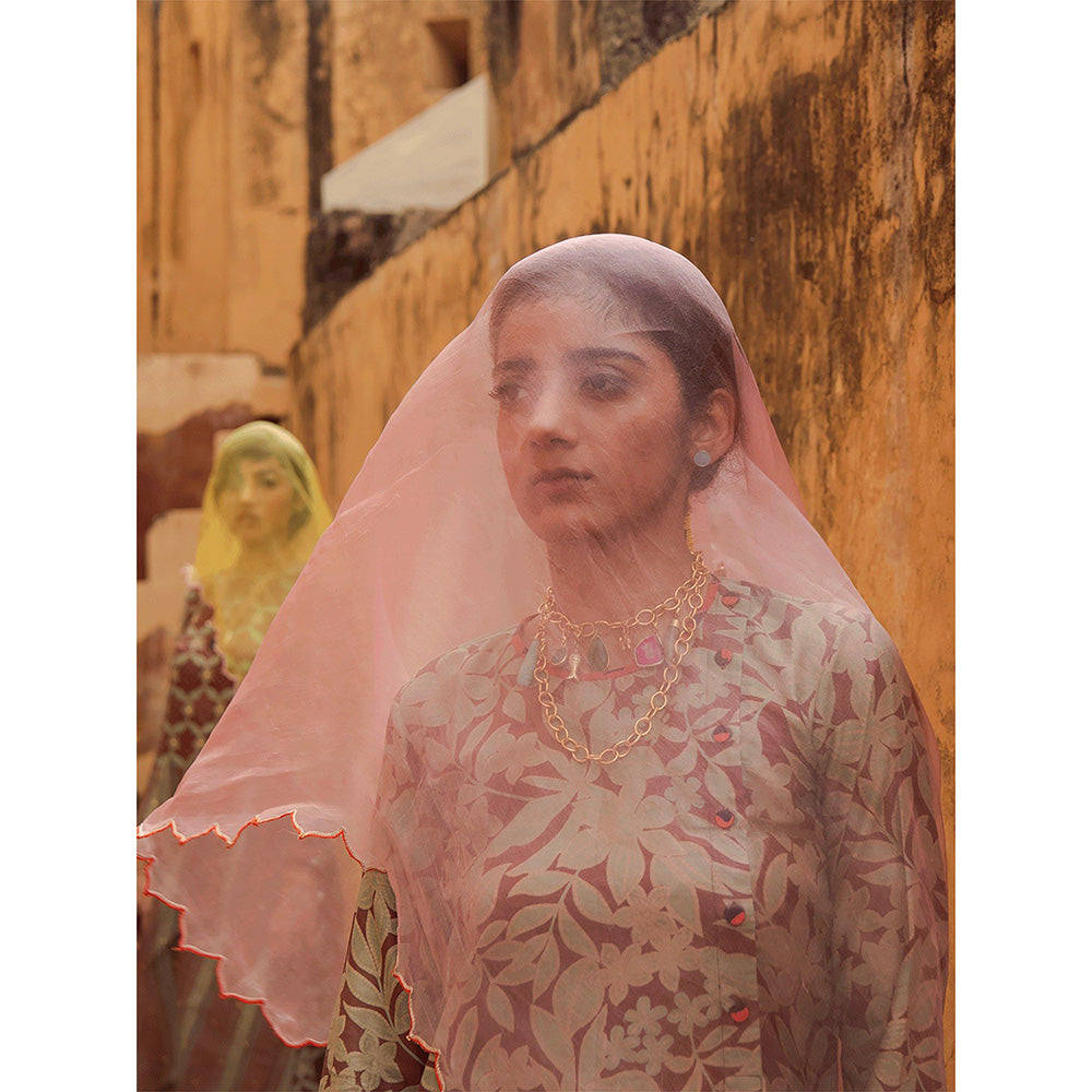 Swati Vijaivargie Sikar Kurta with Alwar Pant (Set of 2)