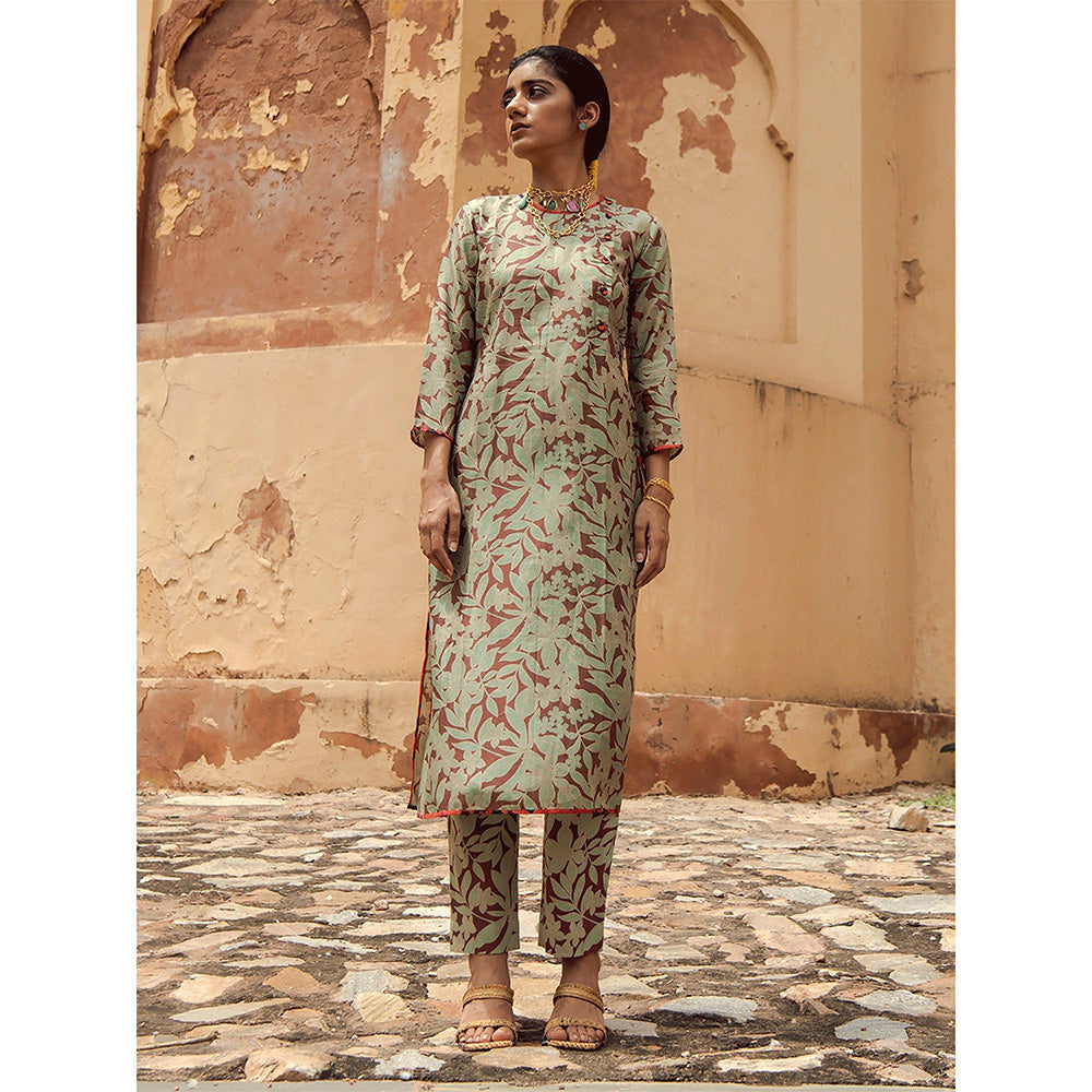 Swati Vijaivargie Sikar Kurta with Alwar Pant (Set of 2)