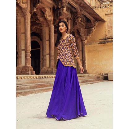 Swati Vijaivargie Neemrana Lehenga with Kurti (Set of 2)