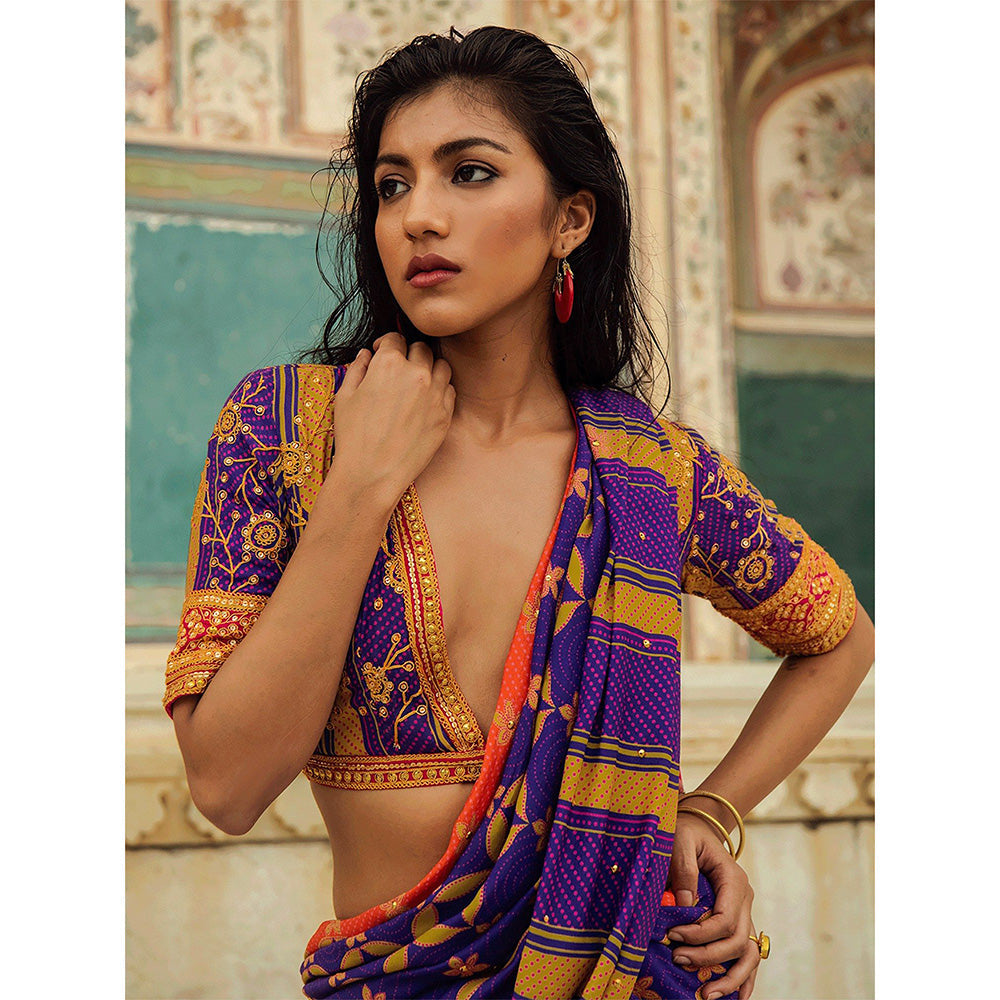 Swati Vijaivargie Makrana Stitched Blouse