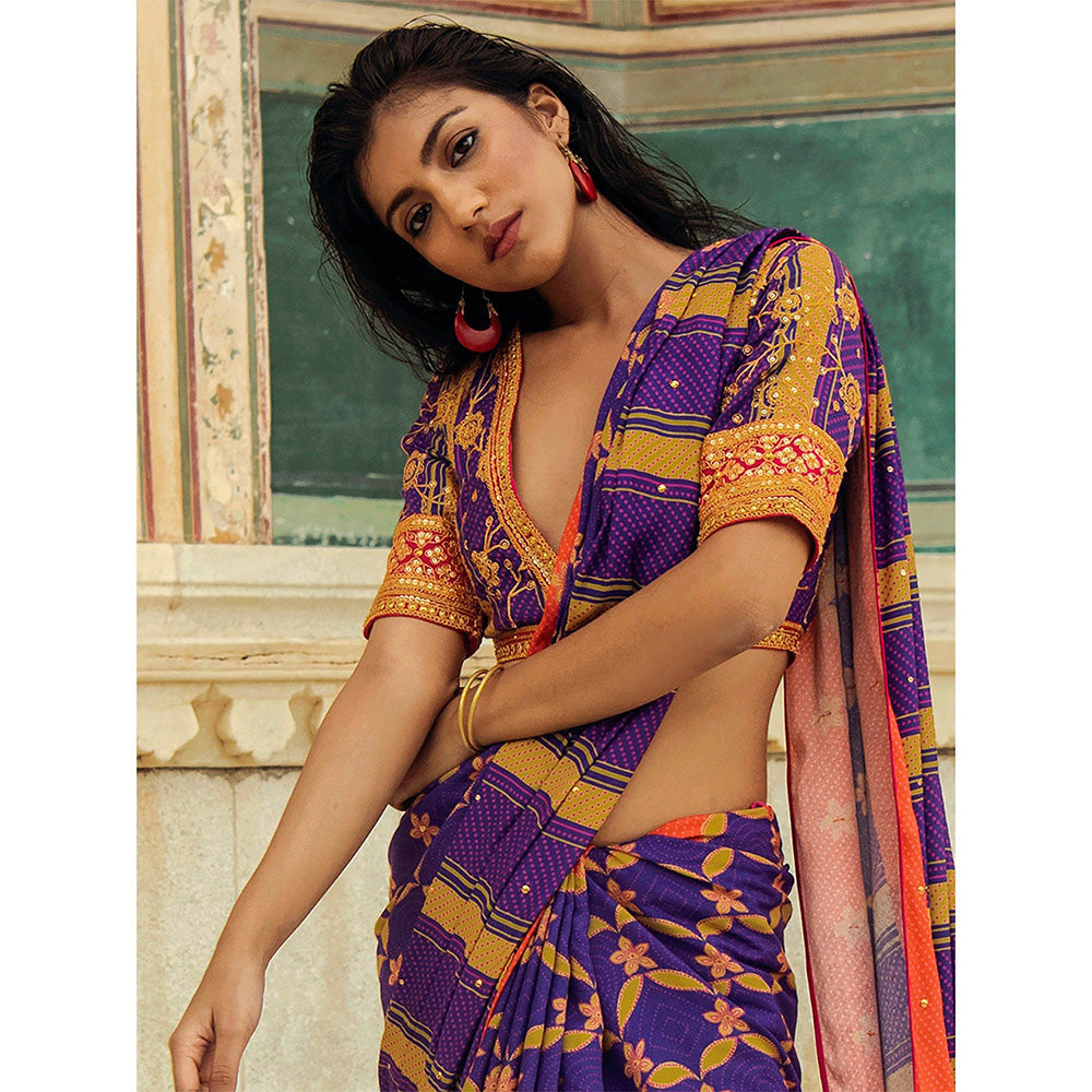 Swati Vijaivargie Makrana Stitched Blouse