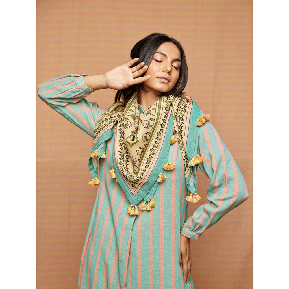 Swati Vijaivargie Julia Color Blocked Scarf