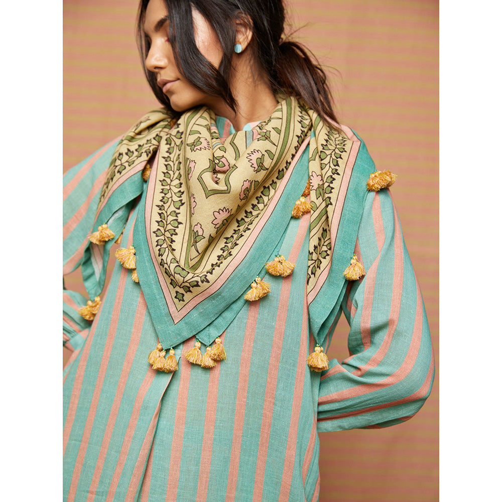 Swati Vijaivargie Julia Color Blocked Scarf