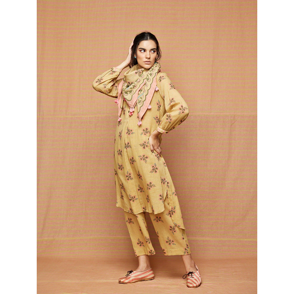 Swati Vijaivargie Isabella Print Blocked Scarf