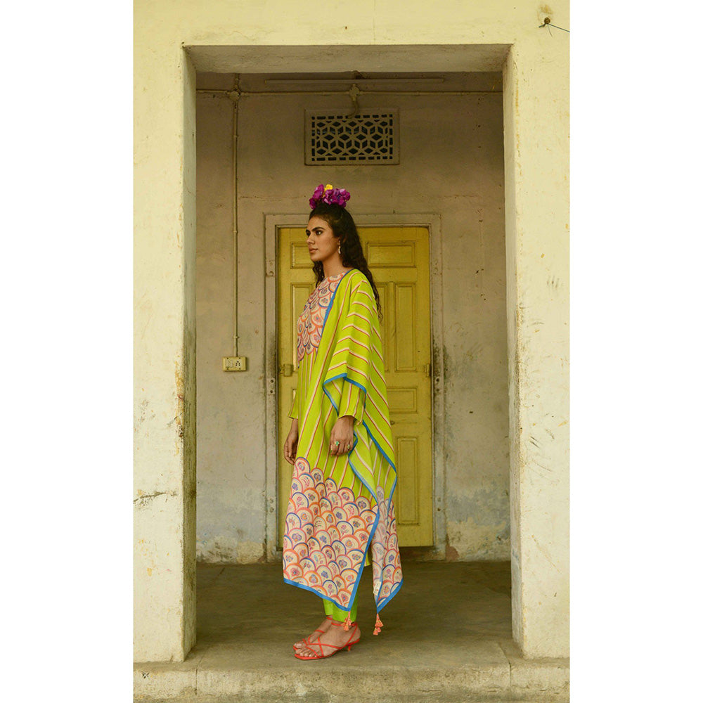 Swati Vijaivargie Champa Kurta and Pant With Dupatta (Set of 3)