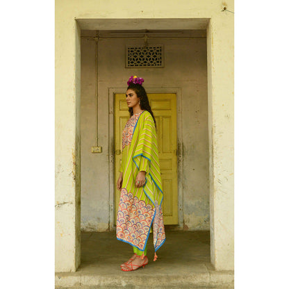 Swati Vijaivargie Champa Kurta and Pant With Dupatta (Set of 3)