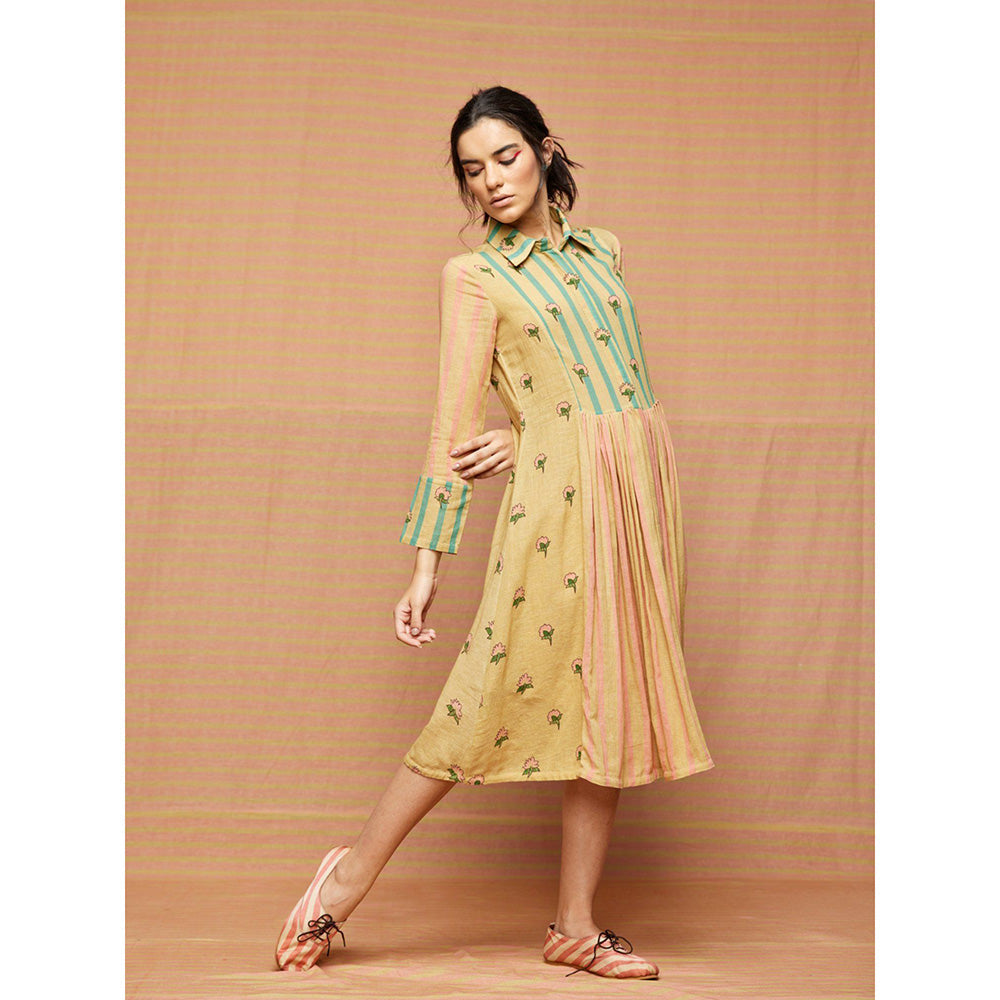 Swati Vijaivargie Beige Charlotte Summer Dress