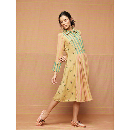 Swati Vijaivargie Beige Charlotte Summer Dress