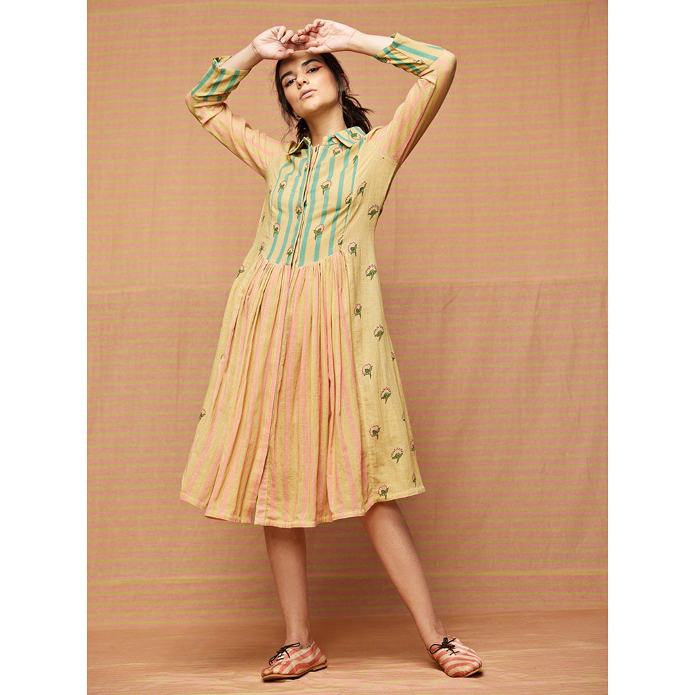 Swati Vijaivargie Beige Charlotte Summer Dress