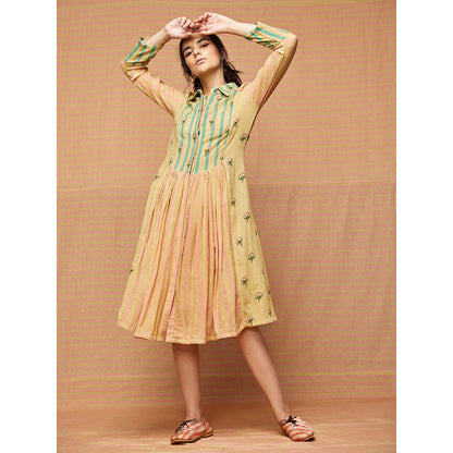 Swati Vijaivargie Beige Charlotte Summer Dress