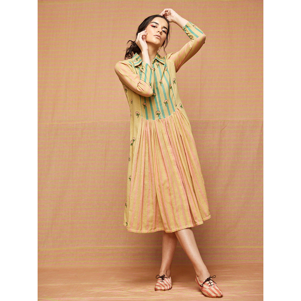 Swati Vijaivargie Beige Charlotte Summer Dress