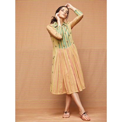 Swati Vijaivargie Beige Charlotte Summer Dress