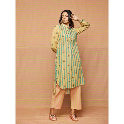 Swati Vijaivargie Collen Bud High Low Hem Kurta