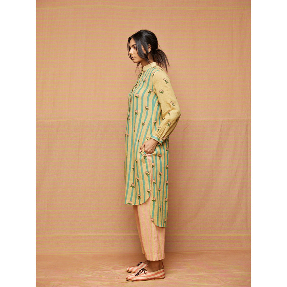 Swati Vijaivargie Collen Bud High Low Hem Kurta
