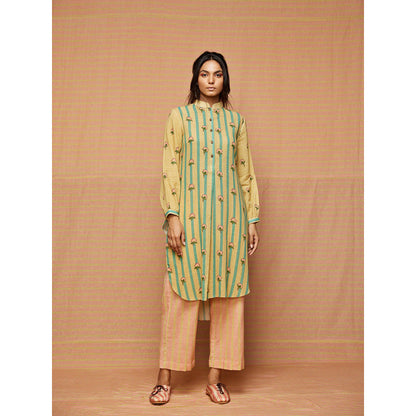 Swati Vijaivargie Collen Bud High Low Hem Kurta