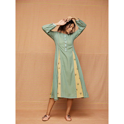 Swati Vijaivargie Eva Paneled A Line Dress