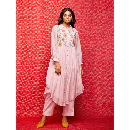 Swati Vijaivargie Rose Pink Pants