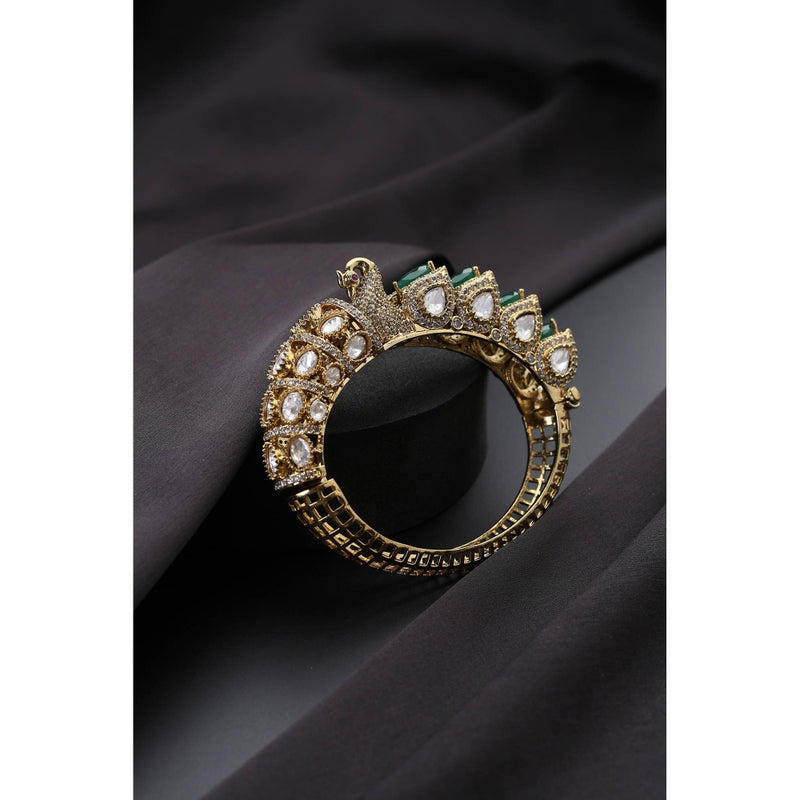 SWABHIMANN Multi-Color Polki Kada