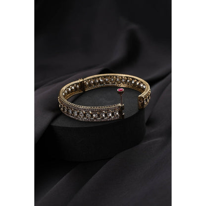 SWABHIMANN White Polki Kada