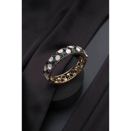 SWABHIMANN Multi-Color Polki Kada