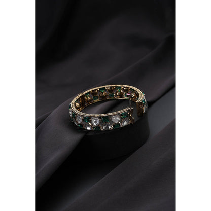 SWABHIMANN Multi-Color Polki Kada