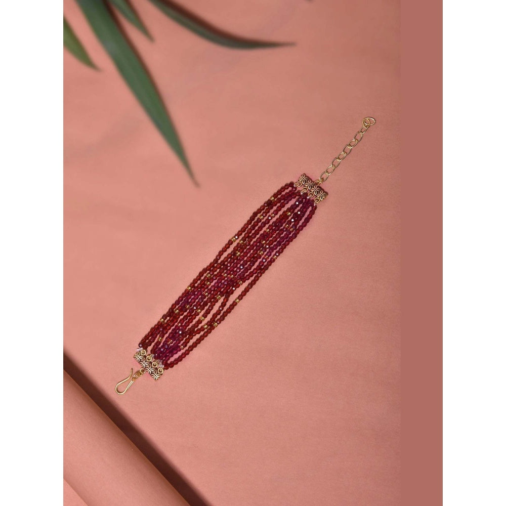 SWABHIMANN Aysha Red Bracelet