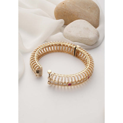 SWABHIMANN Tanika Multicolour Polki Kada